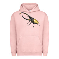 Pigment Salmon Hercules Beetle Side Urban Hoodie - LillyAllenDesigns