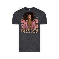 Vintage Black blessed black woman Vintage Tee - Artiststas