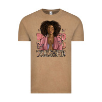 Vintage Coffee blessed black woman Vintage Tee - Artiststas