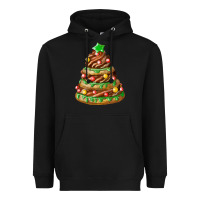 Black chocolate christmas cookie cake Heavyweight Hoodie - FaDigitalArtStudio