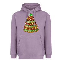 Lavender chocolate christmas cookie cake Heavyweight Hoodie - FaDigitalArtStudio