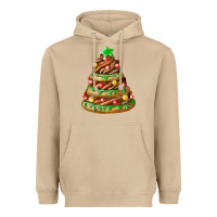 Mushroom chocolate christmas cookie cake Heavyweight Hoodie - FaDigitalArtStudio