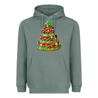 Sage chocolate christmas cookie cake Heavyweight Hoodie - FaDigitalArtStudio
