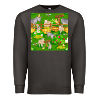 Smoke farm life seamless pattern Premium Sweatshirt - FaDigitalArtStudio