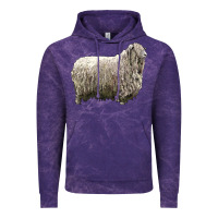 Cloud Purple lincoln sheep Vintage Hoodie - LillyAllenDesigns