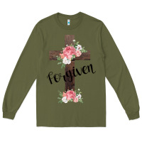 Army Green Forgiven Long Sleeve Tee - Bettercallsaul