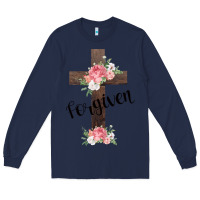 Navy Forgiven Long Sleeve Tee - Bettercallsaul
