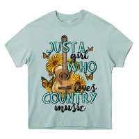 Arona just a girl who loves country music Heavy Core Tee - MaliasSmallBusiness
