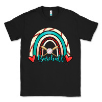 Black Baseball Rainbow Classic Tee - RanaPortraitStore