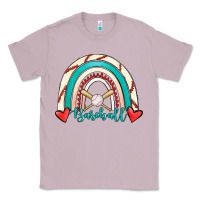 Lilac Baseball Rainbow Classic Tee - RanaPortraitStore