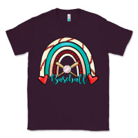Plum Baseball Rainbow Classic Tee - RanaPortraitStore