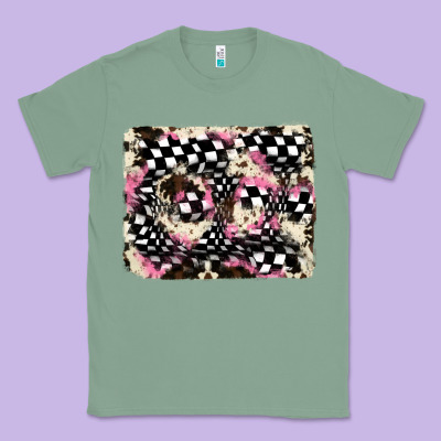 Cowhide Racing Backgraund Classic Tee Designed By Jahusdesignshop