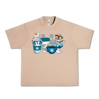Burro Winter Coffee Cups Urban Heavy Tee - Artiststas