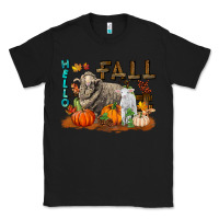 Black Hello Fall Merino Wool Sheep Classic Tee - LillyAllenDesigns