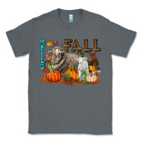 Charcoal Heather Hello Fall Merino Wool Sheep Classic Tee - LillyAllenDesigns