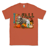Copper Hello Fall Merino Wool Sheep Classic Tee - LillyAllenDesigns