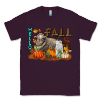 Plum Hello Fall Merino Wool Sheep Classic Tee - LillyAllenDesigns