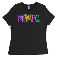 Black mardi gras mambo Ladies Tee - MaliasSmallBusiness