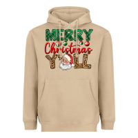 Mushroom merry christmas y'all Heavyweight Hoodie - BundleAndBundleShop