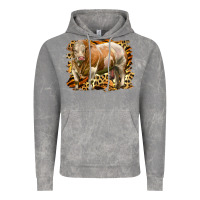 Cloud Rock western simmental bull Vintage Hoodie - LillyAllenDesigns