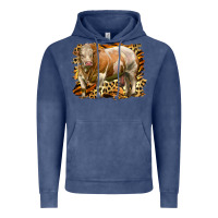 Vintage Denim western simmental bull Vintage Hoodie - LillyAllenDesigns