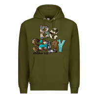 Army Green Be Salty Matthew 5:13 Premium Hoodie - FaDigitalArtStudio