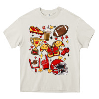 Cream i'm a hot mess, always stressed,and proudly a foot Heavy Core Tee - MaliasSmallBusiness