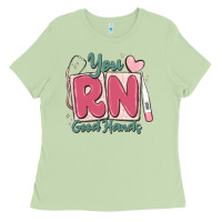 Matcha you rn good hands registered nurse Ladies Tee - MaliasSmallBusiness