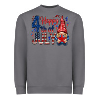 Storm Happy 4th Of July with gnome Heavyweight Sweatshirt - HowdyJamesFarm