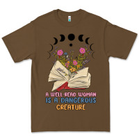 Cacao a well read woman is a dangerous creature Premium Tee - MaliasSmallBusiness