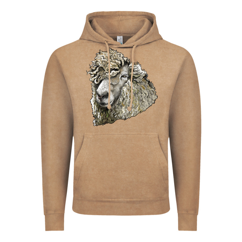 Lincoln Sheep Head Vintage Hoodie by LillyAllenDesigns | Teevron