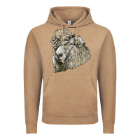 Vintage Coffee lincoln sheep head Vintage Hoodie - LillyAllenDesigns