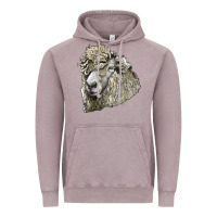Vintage Zinc lincoln sheep head Vintage Hoodie - LillyAllenDesigns