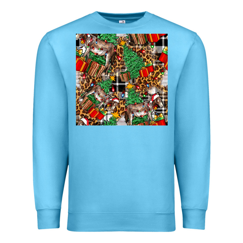 Christmas Donkey Premium Sweatshirt by FaDigitalArtStudio | Teevron