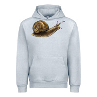 Heather Grey snail Urban Hoodie - LillyAllenDesigns