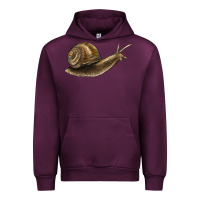 Mauve Wine snail Urban Hoodie - LillyAllenDesigns