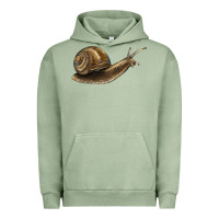 Pigment Oil Green snail Urban Hoodie - LillyAllenDesigns