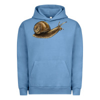 Pigment Pebble Blue snail Urban Hoodie - LillyAllenDesigns