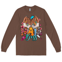 Chestnut Afro woman nail boss Long Sleeve Tee - RanaPortraitStore