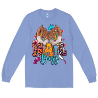 Colony Blue Afro woman nail boss Long Sleeve Tee - RanaPortraitStore