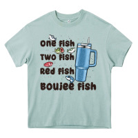 Arona one fish two fish red fish boujee fish Heavy Core Tee - MaliasSmallBusiness