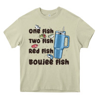 Mossy one fish two fish red fish boujee fish Heavy Core Tee - MaliasSmallBusiness