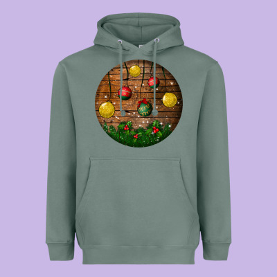 Christmas Heavyweight Hoodie Designed By Bundleandbundleshop