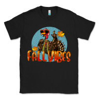 Black Fall Vibes Turkey Classic Tee - LillyAllenDesigns