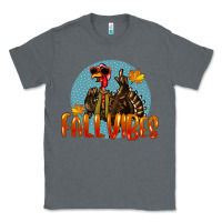 Charcoal Heather Fall Vibes Turkey Classic Tee - LillyAllenDesigns
