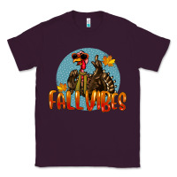 Plum Fall Vibes Turkey Classic Tee - LillyAllenDesigns