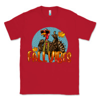 Red Fall Vibes Turkey Classic Tee - LillyAllenDesigns