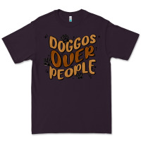 Plum doggos over people Premium Tee - MaliasSmallBusiness