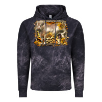Cloud Black western charolais bull Vintage Hoodie - LillyAllenDesigns