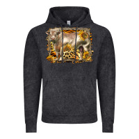 Vintage Black western charolais bull Vintage Hoodie - LillyAllenDesigns
